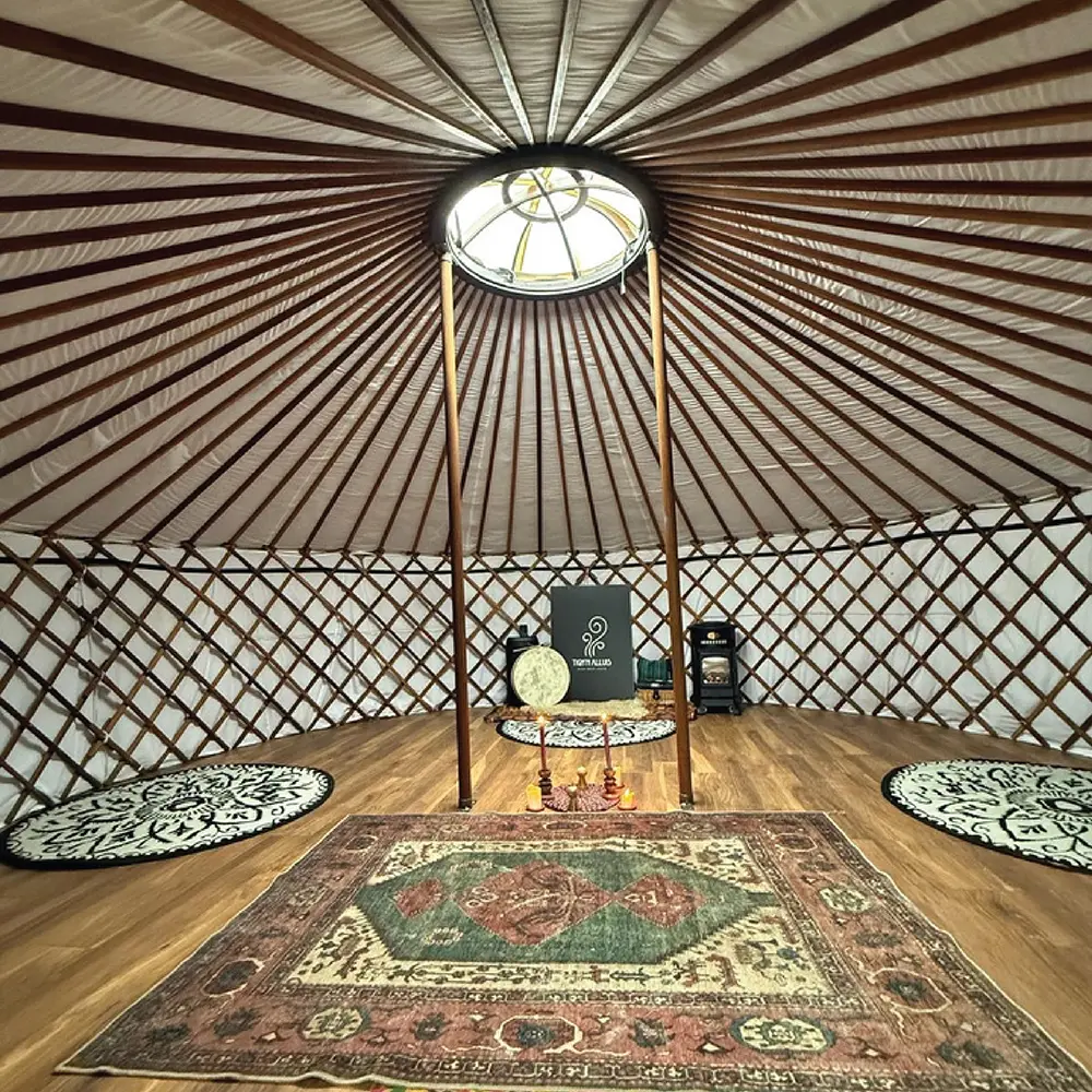 Mongolian yurt temple sauna