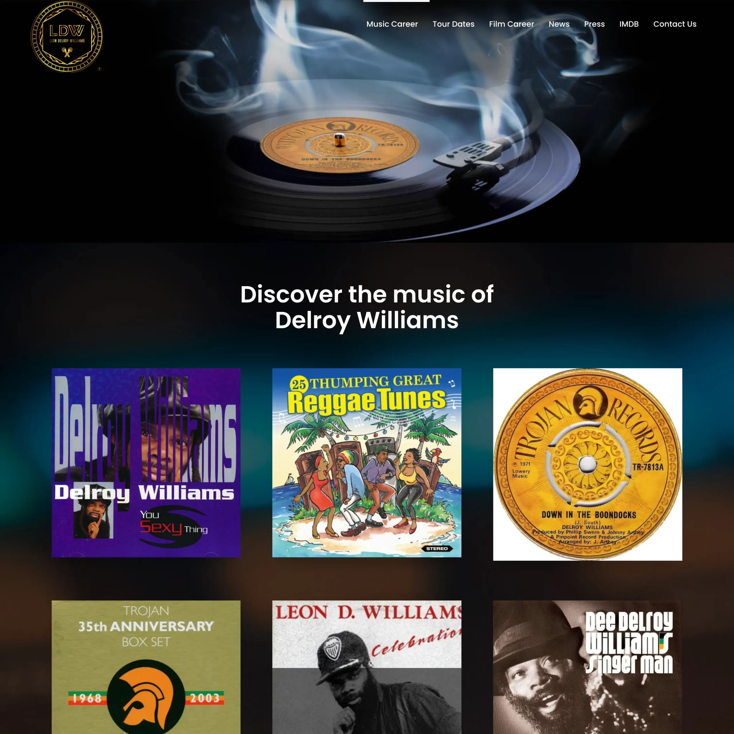 Discography - The Official_ Delroy Williams Website - www.delroywilliams.com