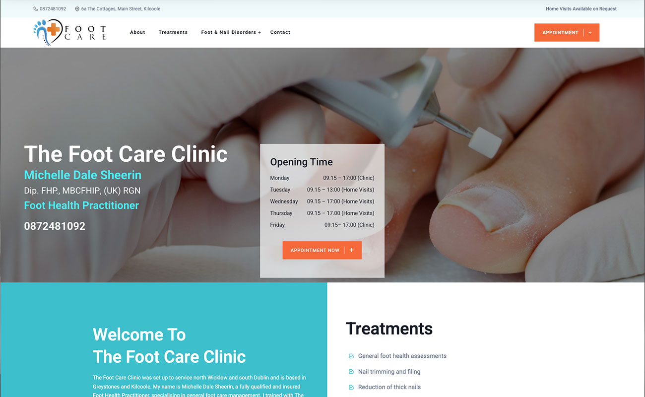 The Foot Care Clinic Cross Media Key Communication