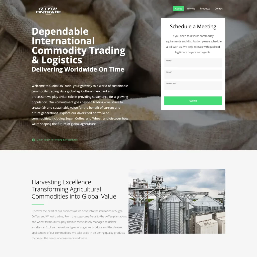 Global On Trade - Multilingual Website Design