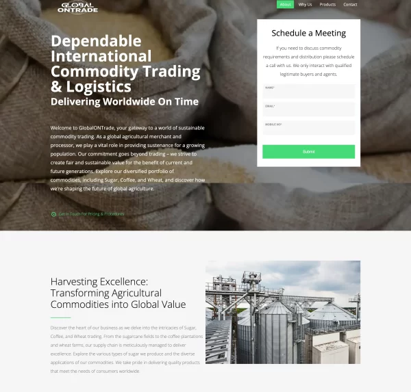 Global On Trade - Multilingual Website Design